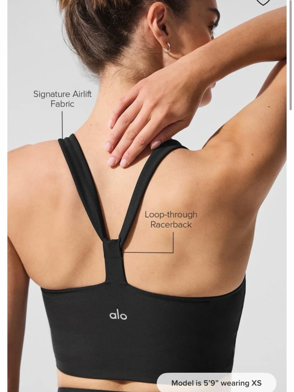 Alo yoga airlift sleek bra tank - size small - Picture 2 of 2